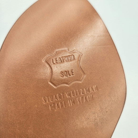 Stuart Weitzman Kristal Clear Lucite PVC Silver Mule Heels Womens 7 Open Toe - Picture 10 of 15